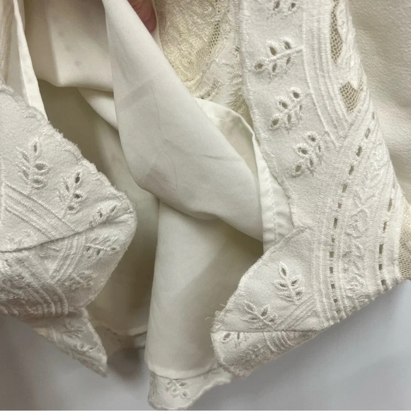 Sugarlips boho style eyelet lace spaghetti strap adjustable tank size medium - Picture 6 of 8